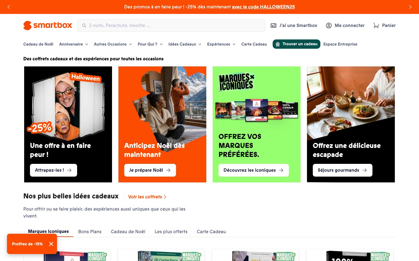 Capture d’écran Smartbox